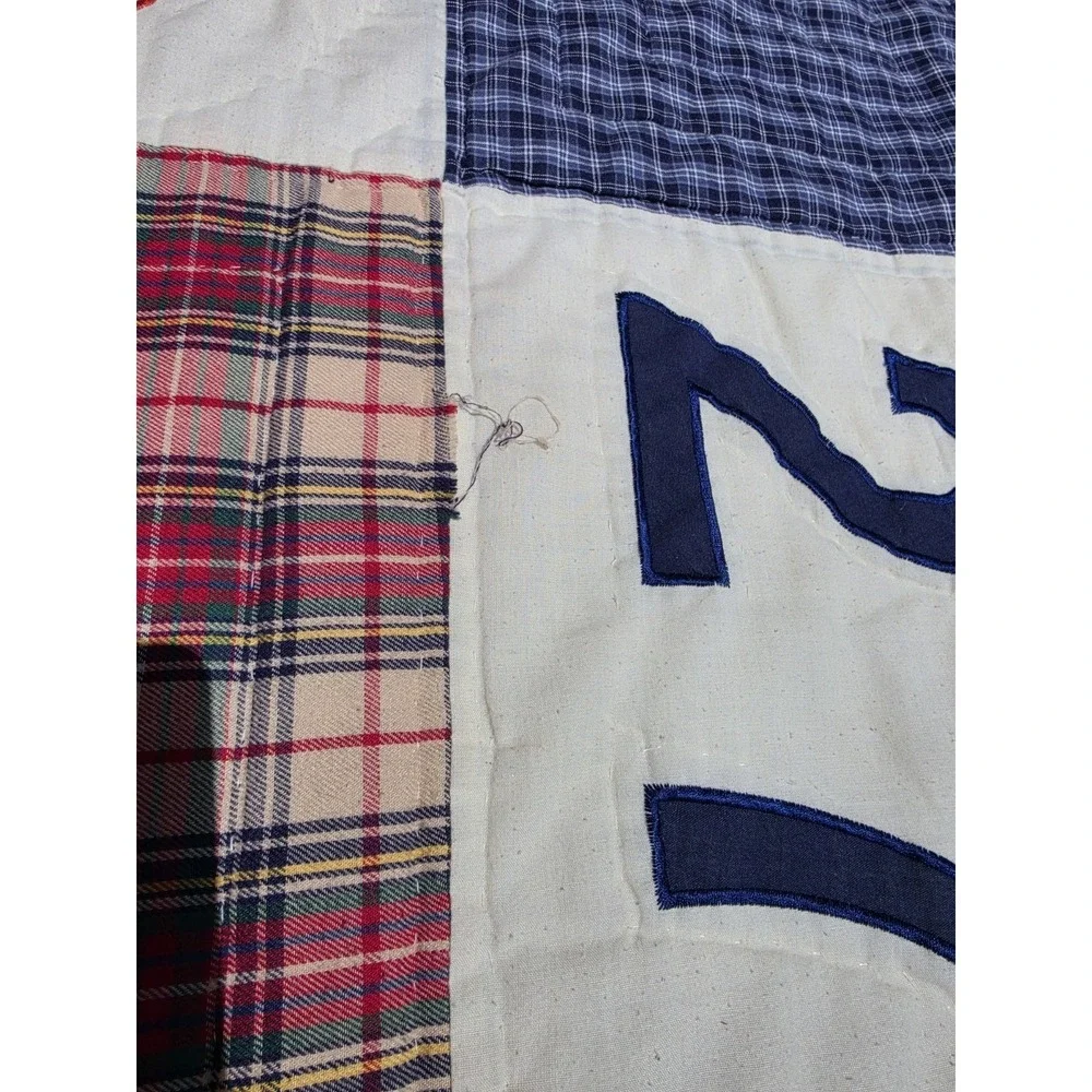 Vintage Home Collections Kids Varsity Sports Baseball Football Quilt Blanket